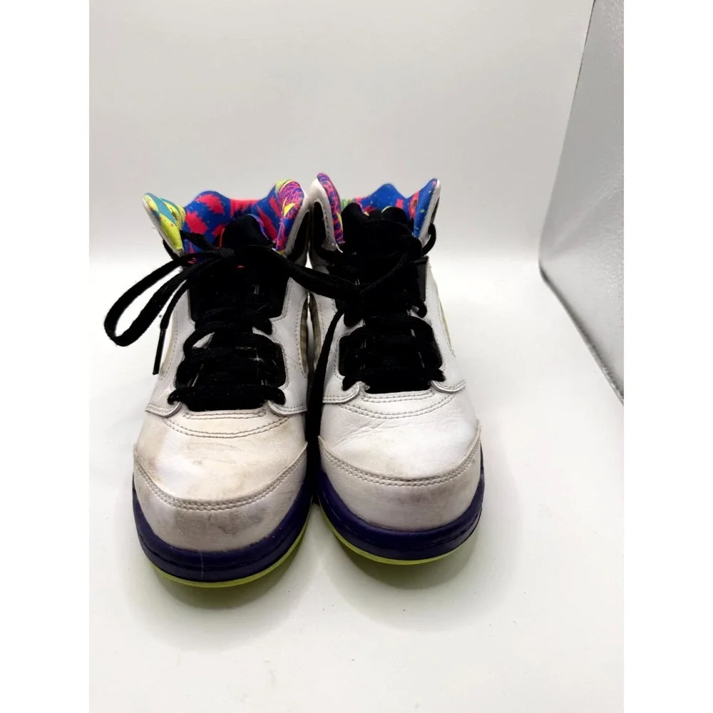 Air‎ Jordan 5 Retro PS Alternate Bel-Air DB3026-100 Kids 2 Sneaker White Leather